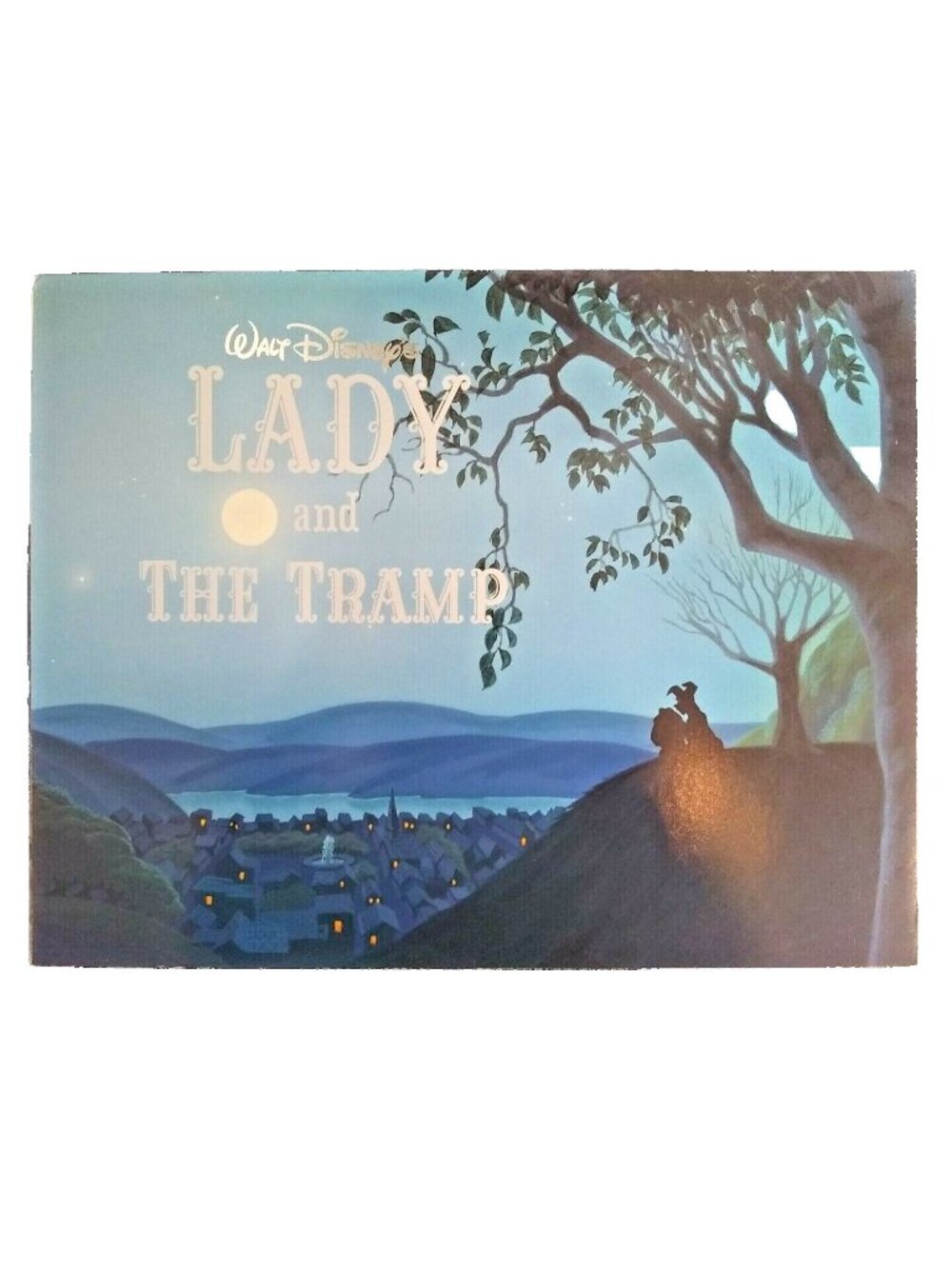 Lady and the Tramp Disney Store Lithograph Portfolio 1990s 11"x14" Set of 4 VTG